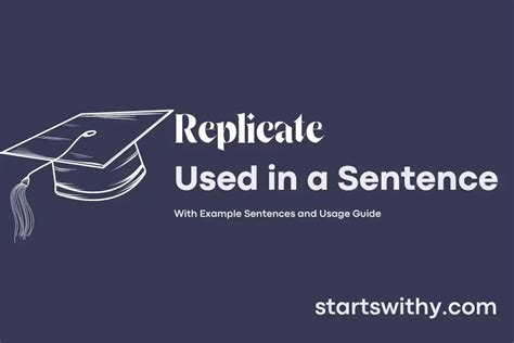 qué significa replica|use replicate in a sentence.